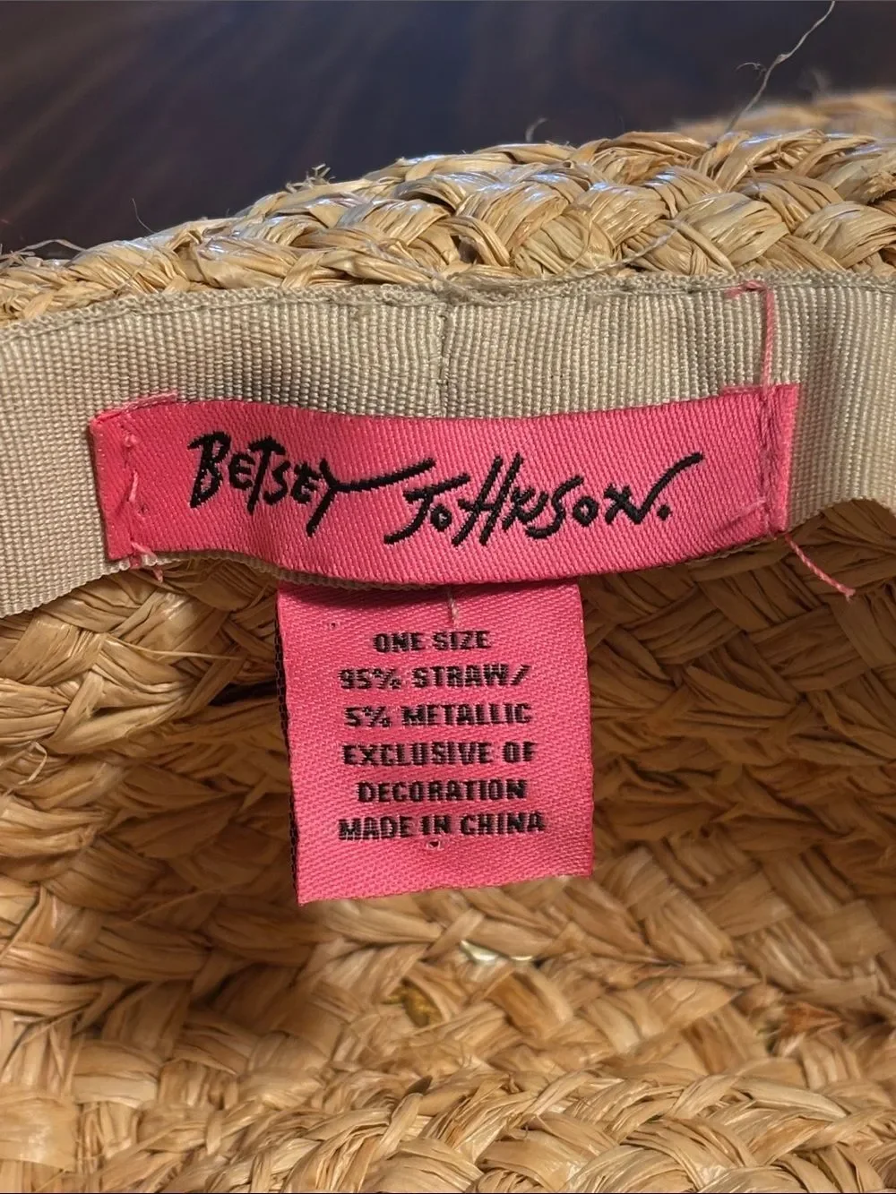 Betsey Johnson wide brim